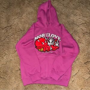 *NWT* Lonely Hearts Club “More Love” Pink Pullover Hoodie